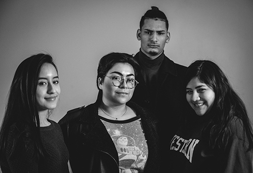 Portrait of four people from Dangerous Times: Rebellious Responses